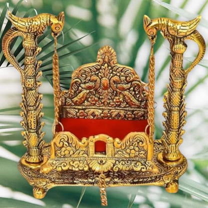 Image 1 of Default Title for the product Partish Jhula for Laddu Gopal Size 0 Number|Janmashtami Palna for Home Temple Mandir