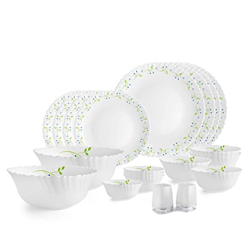 Image 5 of 20 Pieces for the product CELLO Tropical Lagoon Dazzle Series Opalware Dinner Set