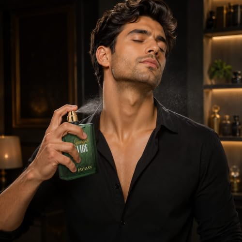 Image 4 of RAYHAAN Jungle Vibe Eau De Parfum for Men | Fresh Green Woody Aromatic Fragrance | Long-Lasting Perfume Spray