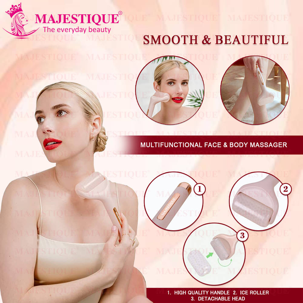 Image 2 of Majestique Ice Roller Massager For Face And Neck Skin Care