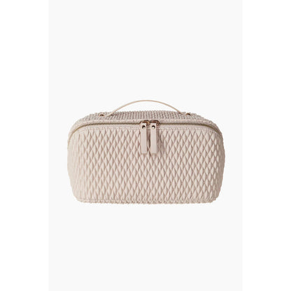 Image 1 of 1 pc for the product H&M Quilted Boxy Wash Bag - Beige