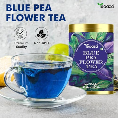 Image 5 of Teaaza Blue Butterfly Pea Flower Tea For Weight Loss, Belly Fat | 30 Grams| 60 Cups