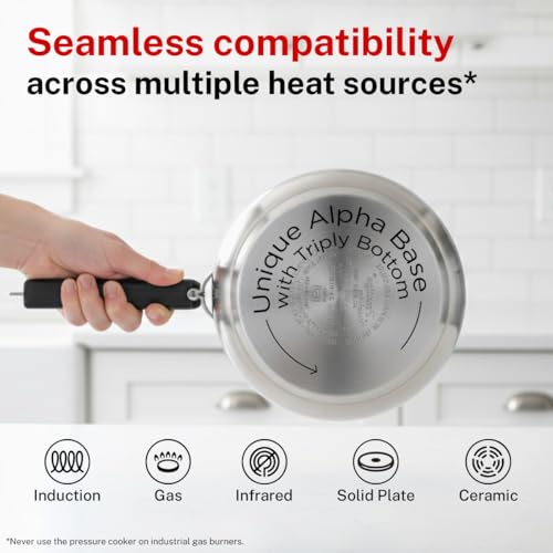 Image 5 of Prestige Svachh Nakshatra Alpha Straight Wall Cooker 2 L