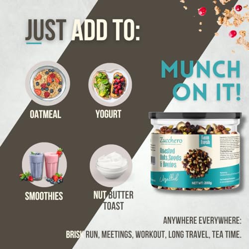 Image 9 of Zucchero Roasted Nut, Seeds & Berries Mix