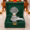 Image 1 of Default Title for the product Dev Aastha 999 Silver Plated Shivling with Vasuki Idol for home puja - 5 Inch