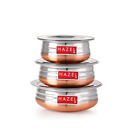 Image 3 of HAZEL Copper Bottom Uruli with Lid