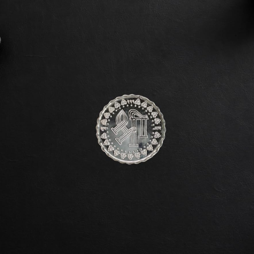 Image 1 of Default Title for the product Dista Silvers Pure Silver Lakshmi Ganesh Coin 5g