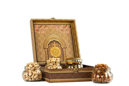 Image 3 of Brown tree Dry Fruit Gift Hamper – Elegant-4P – 700g