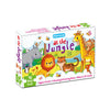 Image 1 of Default Title for the product Dreamland Publications At the Jungle Jigsaw Puzzle for Kids – 96 Pcs | With Colouring & Activity Book and 3D Model