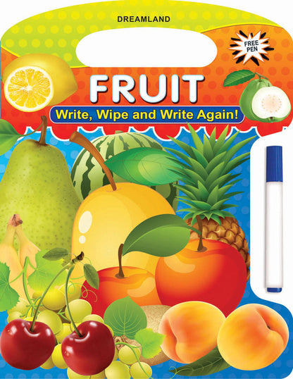 Image 1 of Paperback for the product Dreamland Write and Wipe Book - Fruit