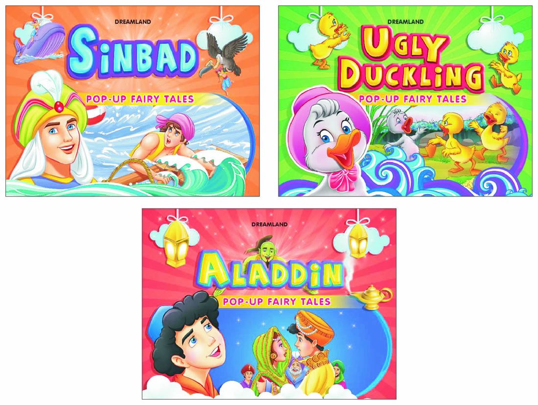 Image 1 of Board Book for the product Dreamland Pop Up Fairy Tales Pack-2 (3 titles)