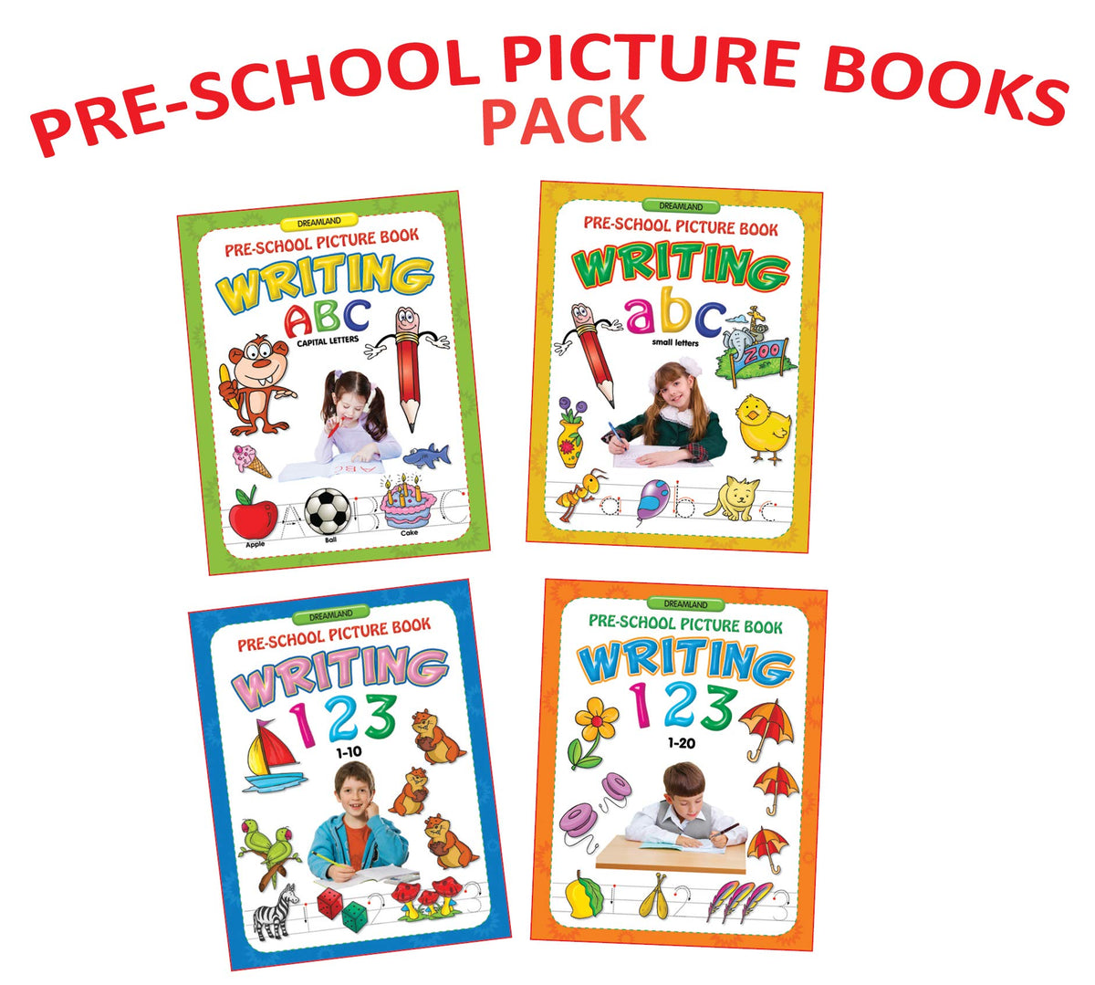 Image 1 of Paperback for the product Dreamland Pre- School Picture Books - Alphabet and Number Writing Pack