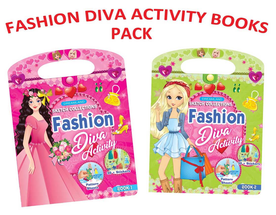 Image 1 of Paperback for the product Dreamland Fashion Diva Activity Pack (2 Titles)