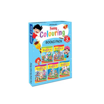 Image 2 of Dreamland Funny Colouring Books - (5 Titles)