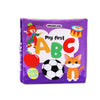Image 1 of Cloth Book for the product Dreamland Publications Baby My First Cloth Book ABC with Squeaker and Crinkle Paper, Non-Toxic Early Educational Toy for Toddler, Infants