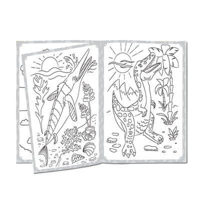 Image 4 of Dreamland Publications My Ultimate Dinosaurs Colouring Fun Book with Free Crayons : Children's Colouring Book
