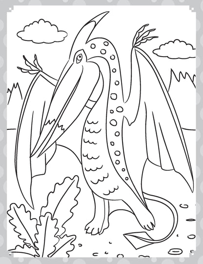 Image 7 of Dreamland Publications My Ultimate Dinosaurs Colouring Fun Book with Free Crayons : Children's Colouring Book