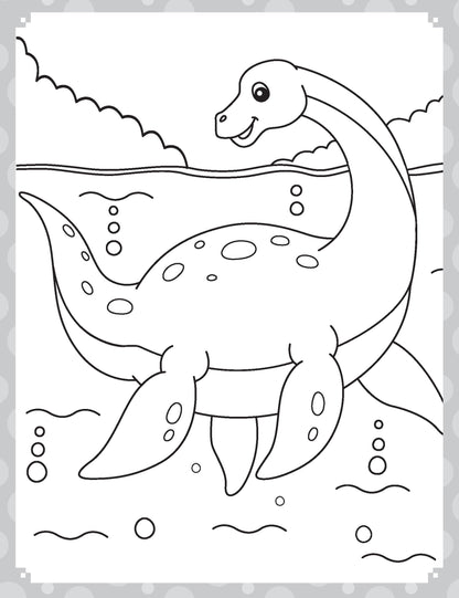 Image 6 of Dreamland Publications My Ultimate Dinosaurs Colouring Fun Book with Free Crayons : Children's Colouring Book