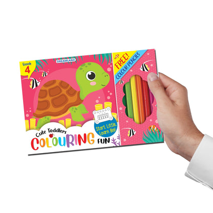 Image 3 of Dreamland Publications Cute Toddlers Colouring Fun Book 4 for Kids