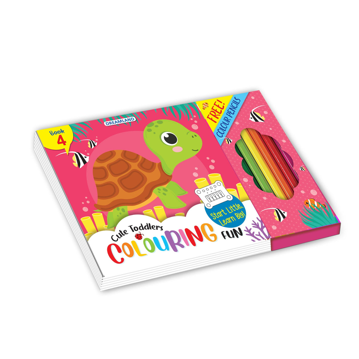 Image 4 of Dreamland Publications Cute Toddlers Colouring Fun Book 4 for Kids