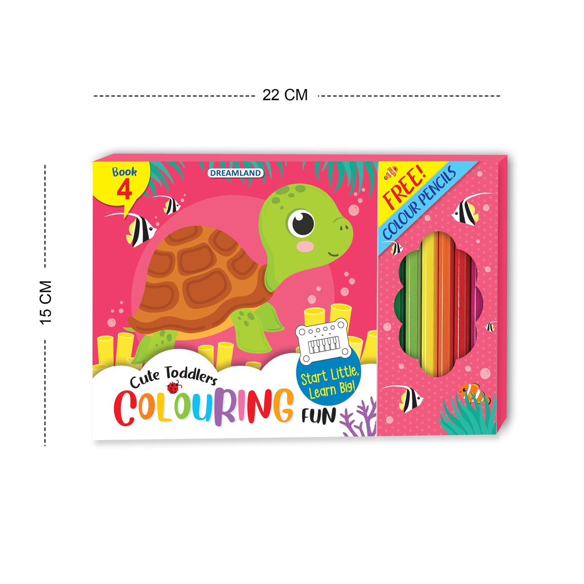 Image 5 of Dreamland Publications Cute Toddlers Colouring Fun Book 4 for Kids
