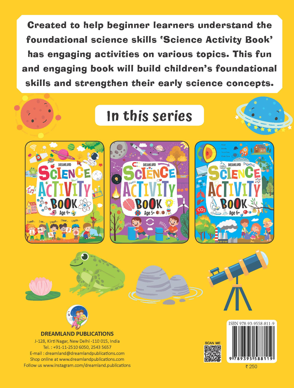 Image 10 of Dreamland Publications Science Activity Book Age 4+ : Children's Interactive & Activity Book
