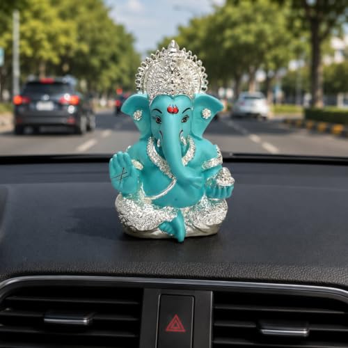 Image 25 of Silver Fountain blue for the product Gold Art India Ganesha Idol