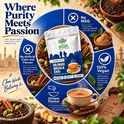 Image 10 of SAATYAKI NATURALS Rajwadi Chai Masala
