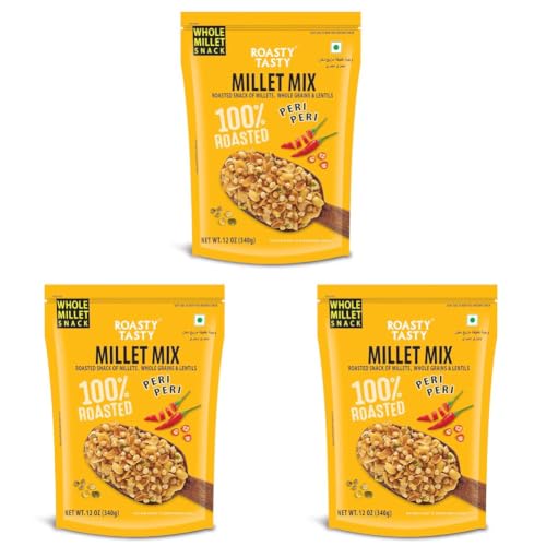 Image 6 of 340 g (Pack of 3) for the product Roasty Tasty Millet Mix Peri Peri