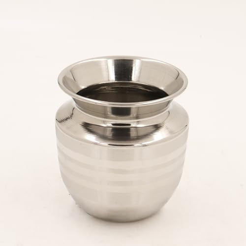 Image 2 of Spillbox Stainless Steel Lota|Kalash|Sombu|Theertha Sembu | Vessel |Jug | Karwachauth | Diwali | Mandir Wedding|Kamandal|Gangajal|Water Gangotri|Chambu 420ml