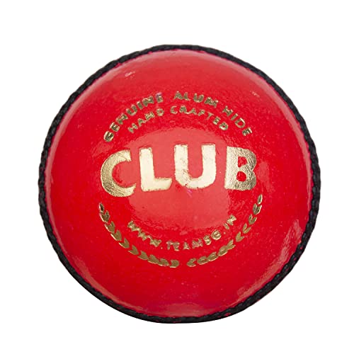 Image 1 of Default Title for the product SG Club Pink Four-Piece Water Proof Cricket Leather Ball