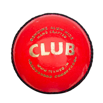 Image 1 of Default Title for the product SG Club Pink Four-Piece Water Proof Cricket Leather Ball
