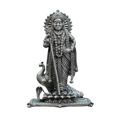 Image 1 of Default Title for the product Dista Silvers Antique Murugan Idol Standing 137.72G