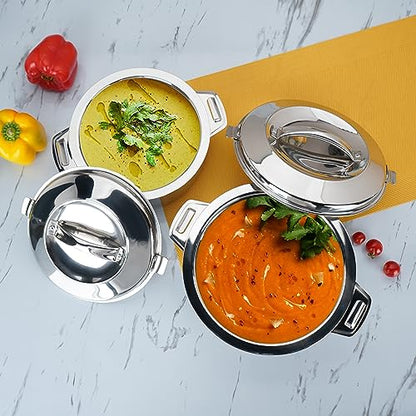 Image 13 of Sumeet Stainless Steel Casserole with Steel Lid
