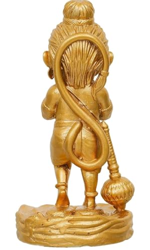 Image 3 of Bal Lord Hanuman Showpiece for Home Decor, Hanuman Idol Statue for Car Dashboard | Hanuman Ji Bajrang Bali Ki Murti for Home and Office Temple (3 Inchs)