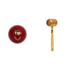 Image 1 of Default Title for the product SG Club Cricket Ball Leather(Red) Standard Size Wooden Mallet