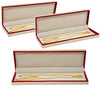 Image 1 of Default Title for the product atorakushon Satin Long Chain Box For Storage Jewellery Organizer Locker Box Necklaces Pendant Holder Gift Travel Case Maroon 3 Pieces