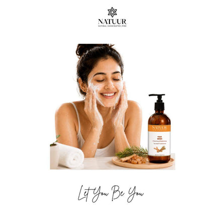 Image 9 of Natuur Face Wash Cleansing & Brightening Tea Tree, Peppermint & Frankincense