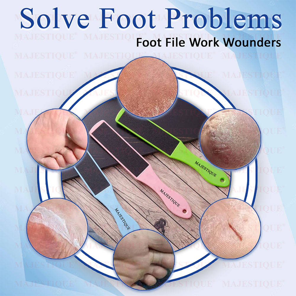 Image 7 of Majestique Double-Sided Foot File for Callus Removal, Smooth Feet