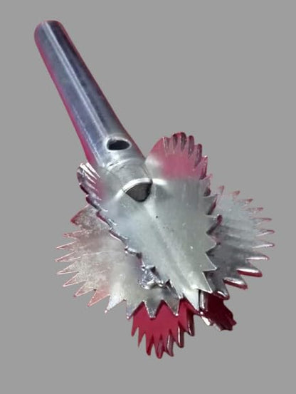 Image 3 of Generic Nechu Kitchen Coconut Scraper Silver 2cm