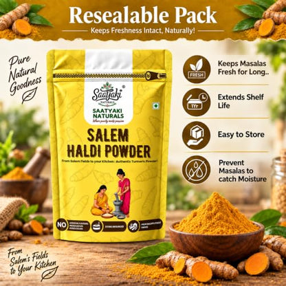Image 9 of SAATYAKI NATURALS Organic Turmeric Powder