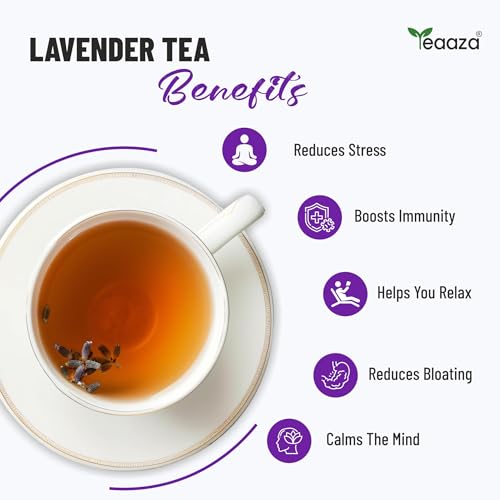 Image 5 of Teaaza Lavender Flower Tea, 100 Gm-100 Cups