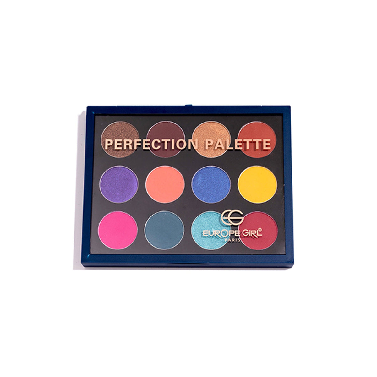 Image 3 of Europe Girl 12 Colour Eyeshadow Perfection Palette - Gems