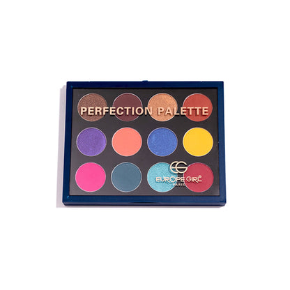 Image 3 of Europe Girl 12 Colour Eyeshadow Perfection Palette - Gems