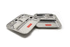 Image 1 of Default Title for the product HAZEL Compartment Plate Set of 2 22 cm