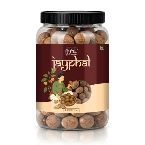 Image 2 of 25 Grams for the product LILA DRY FRUITS Jaiphal Nutmeg Whole Spices