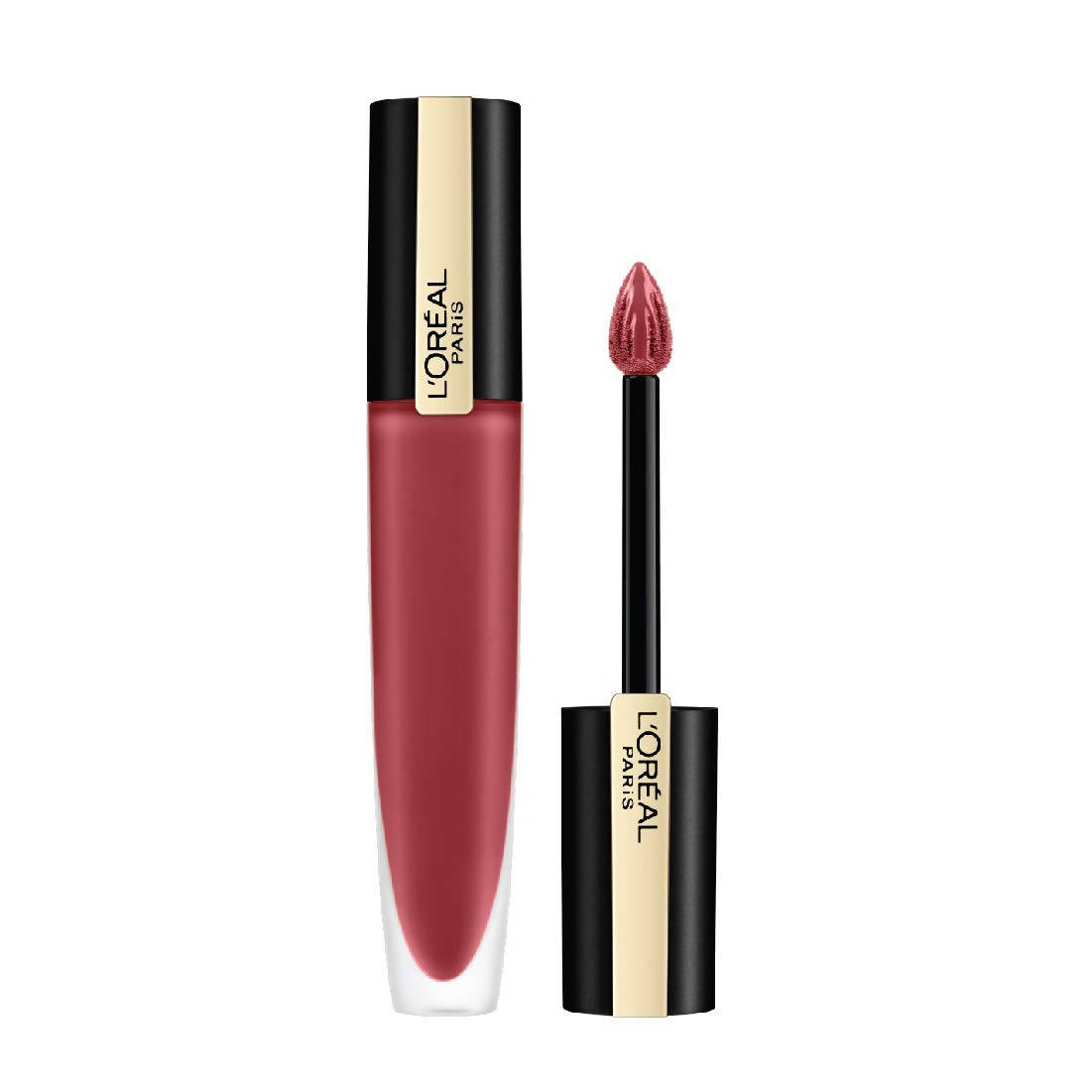 Image 1 of 7 Ml for the product L'Oreal Paris Rouge Signature Matte Liquid Lipstick - 129 I Lead