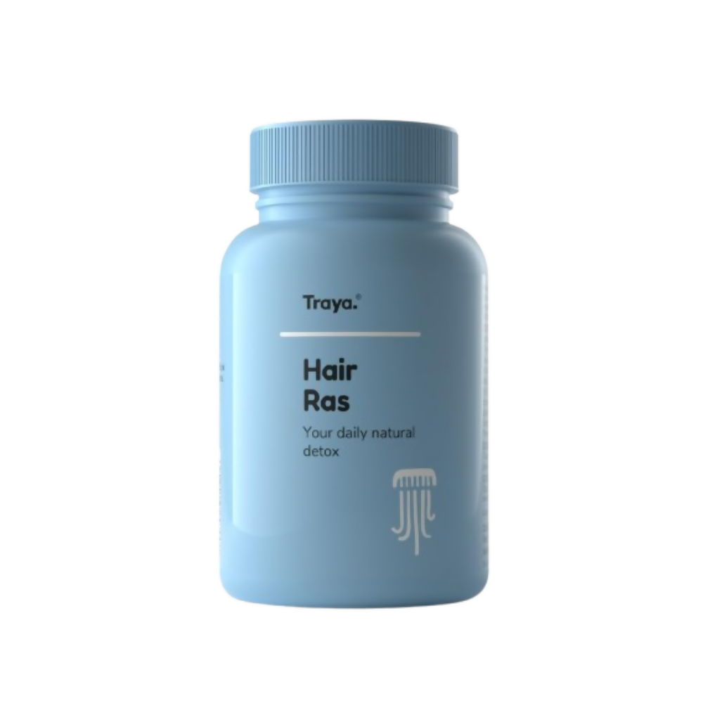 Image 1 of 120 tabs for the product Traya Hair Ras Tablets