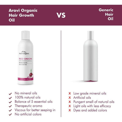 Image 5 of Aravi Organic Hair Growth Hair Oil with Onion Oil