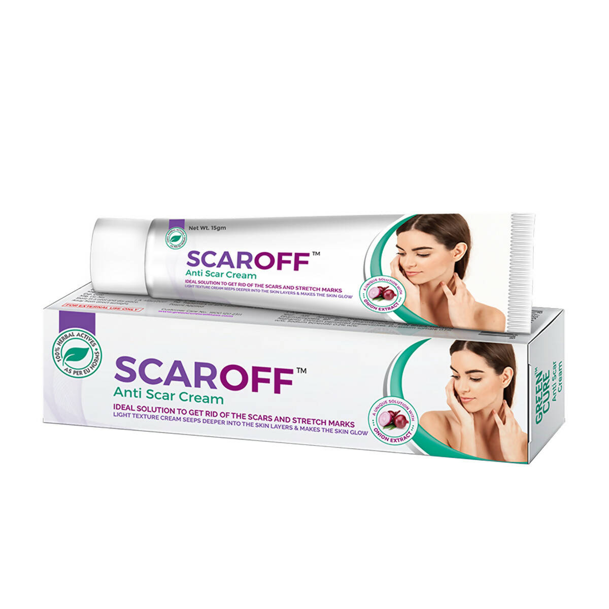 Image 1 of 15 gm / Pack of 1 for the product Greencure Scaroff Anti Scar Cream